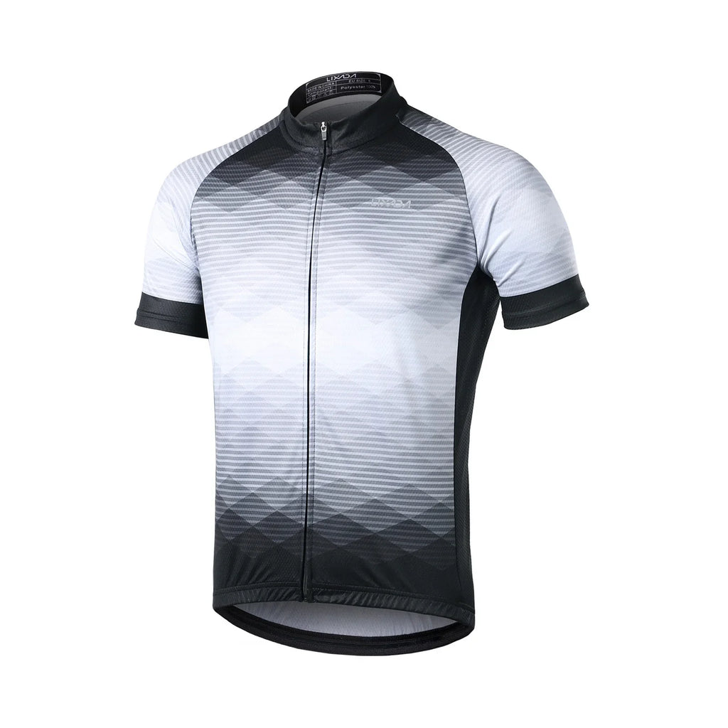 Sleeve Jersey Lixada Men Cycling Suit MTB and Breathable apparel Bike Bicycle Shirt Short Padded Shorts