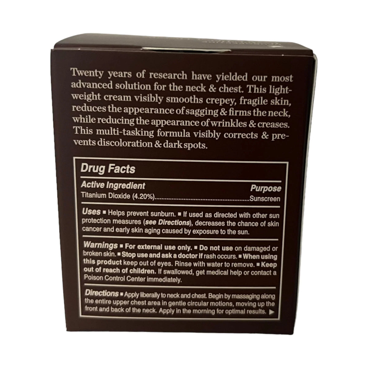 SPF Therapy 25 Restorative Chest oz Neuropeptide Perricone MD fl Neck 2 &