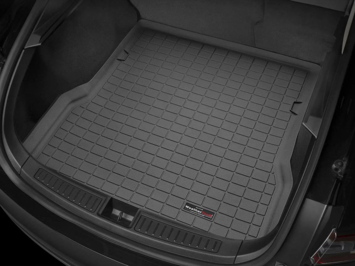 compatible Bumper Wrangler 1st 2-Door With Seating WeatherTech Cargo Bumper - Black 2007-2014 Protector, with Protector Behind Liner Trunk Jeep with Row