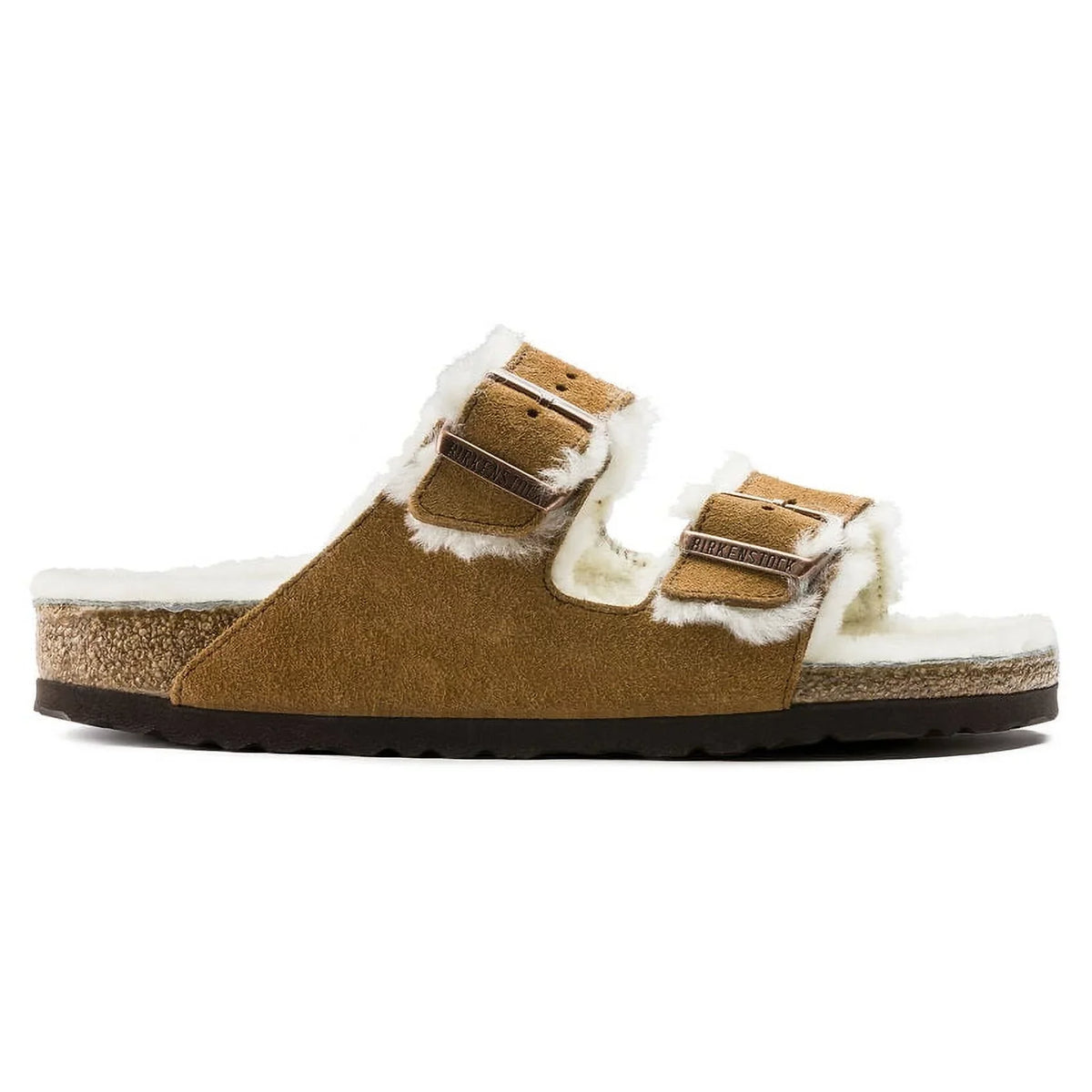 1001128 Arizona Shearling Shearling Unisex Suede/Natural BIRKENSTOCK - Mink
