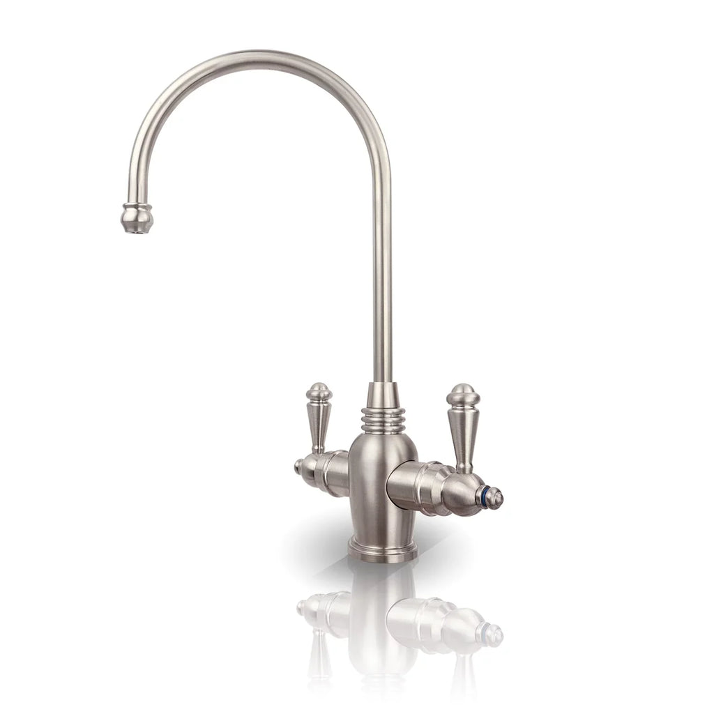 Arlington Hot Instant Osmosis APEC Cold Brushed Nickel 2-Handle Faucet Dispenser Drinking Reverse in liquid and