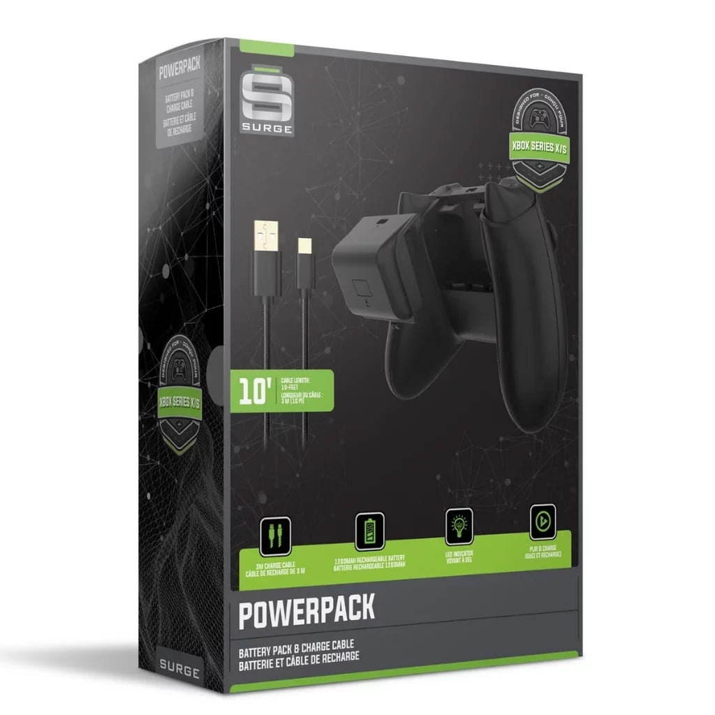 Console - and Powerpack Dual Carbon - Cloth Microfiber Battery/Charge Digital Black Series 512GB CHARGEDOCK Wireless Base with Charge Cable Bundle Surge with Controller S Cleaning Extra Xbox