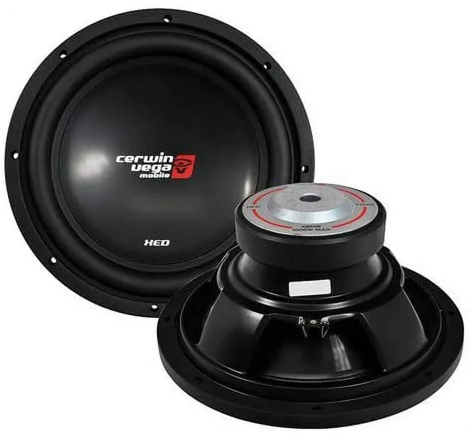 Car 1000 10 Inch XED10V2 Audio Single Watts Cerwin Ohm (XED10) SUB 4 Vega