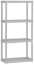 Maxit White Lb 55 Plastic X 48" D 24"W 12" Shelving X H