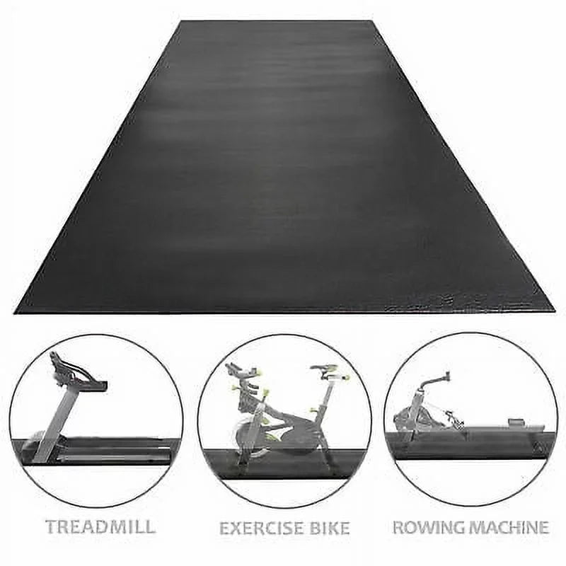 Mat Yoga Treadmill 8 High Bike x Gym PVC Train 3FT Indoor Density Mat Exercise