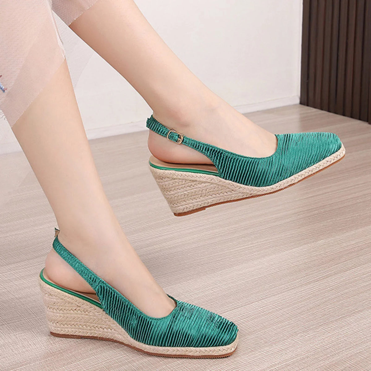 Silk Women Wedge Sandals for Linen Heels Toe Straw Summer Sandals Sandal Elegant dimension Sketches Flip Women Flop Dressy Sandals Women Cap Women's High 12 Fisherman Shoes New Espadrilles Espadrilles