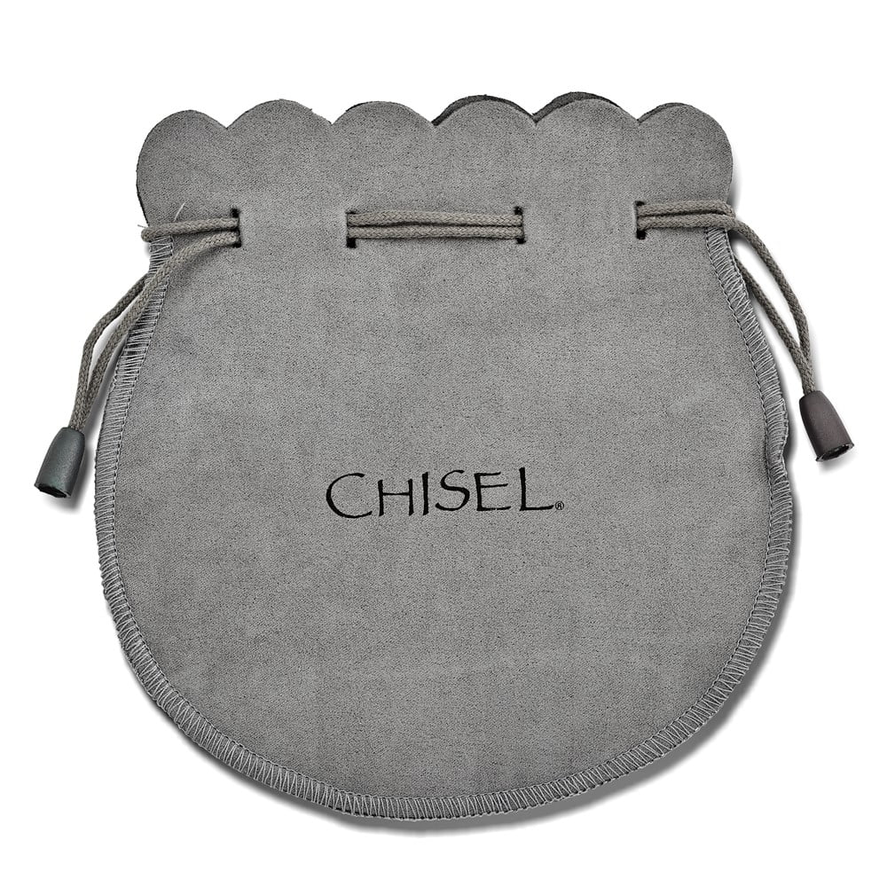 Hollow and in Chisel mm Textured Bangle Polished Stainless 7 Women's Steel Bracelet 8