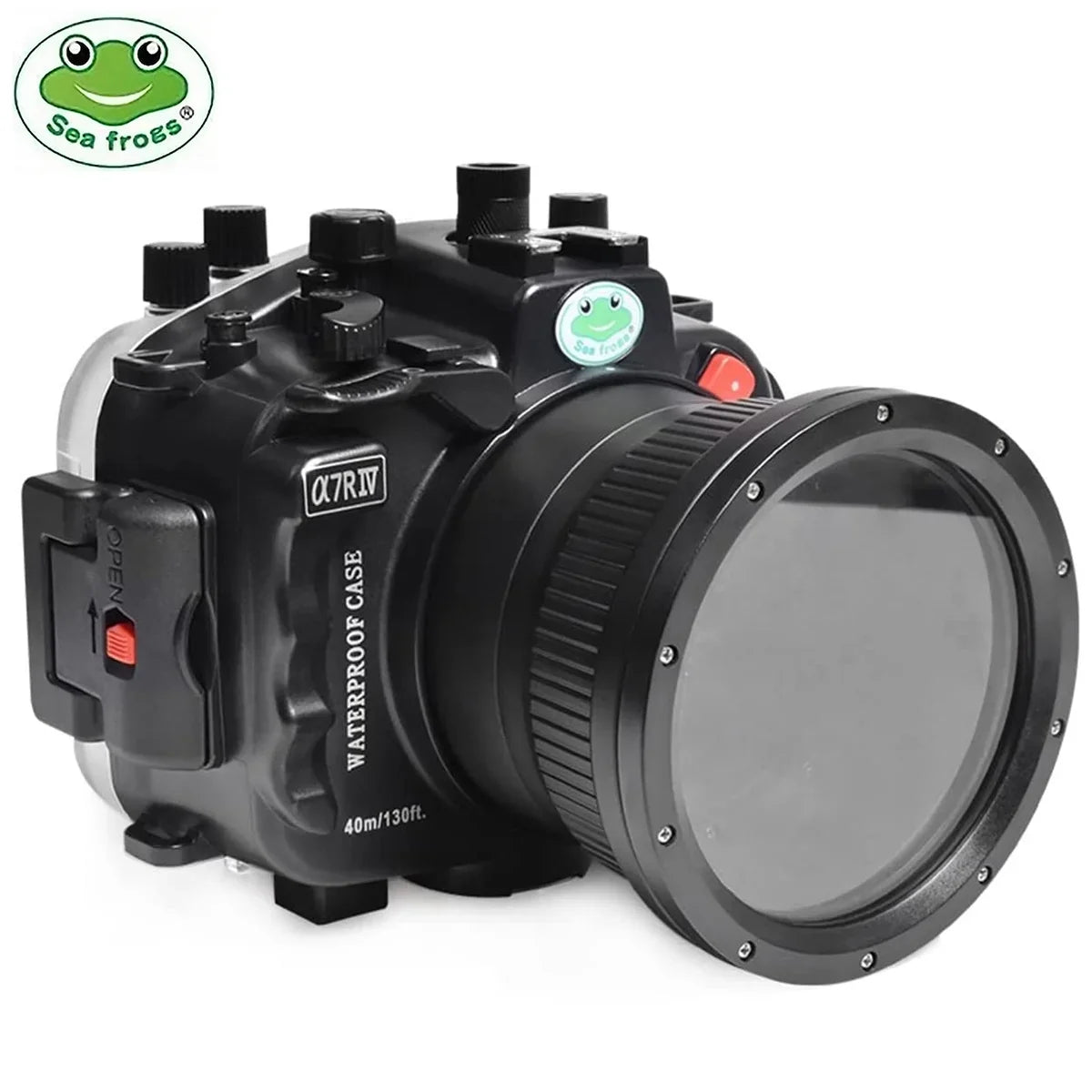 for with F4 F4 Lens-Black F1.8 A7R Housing 50mm GM Seafrogs IV 16-35mm 85mm 24-70mm Camera 40M/130FT 28-70mm F1.8 Underwater Compatible 24mm F1.4