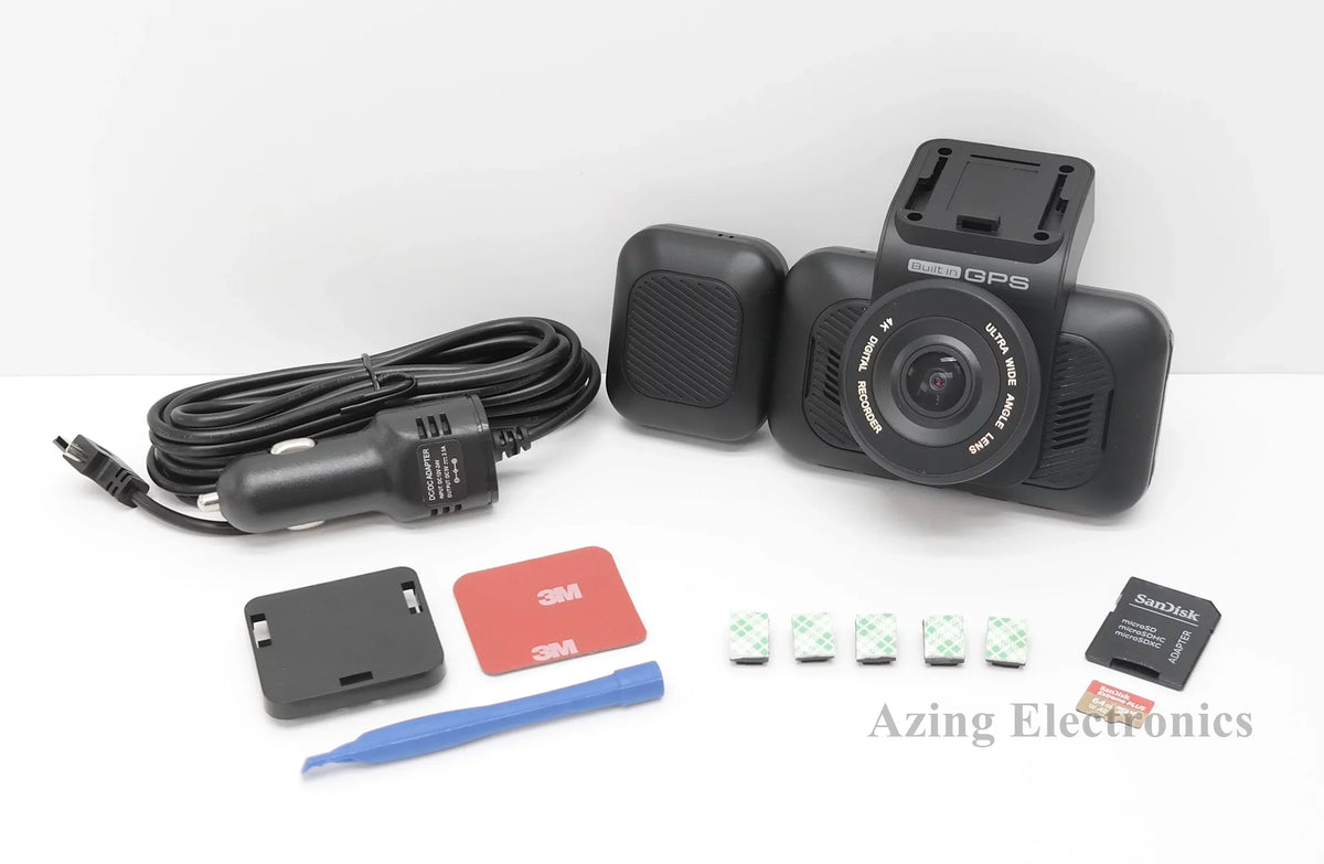 Dash Pre-Owned LCD Cam Black 3" Plus V5C Front+Cabin Rexing SET - FULL Screen 4K