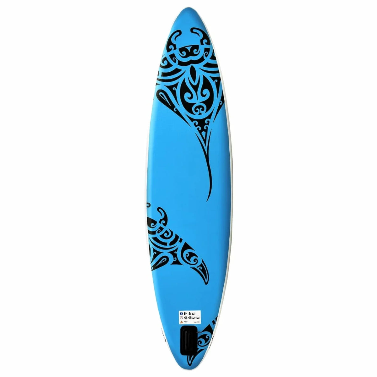 Inflatable 144.1"x29.9"x5.9" Paddleboard Blue Set