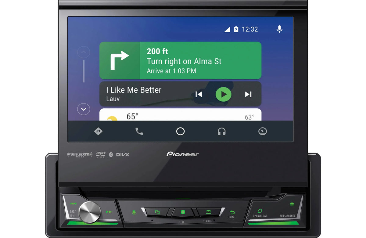 Camera License & Receiver Backup Pioneer DVD AVH-3500NEX Bluetooth Plate