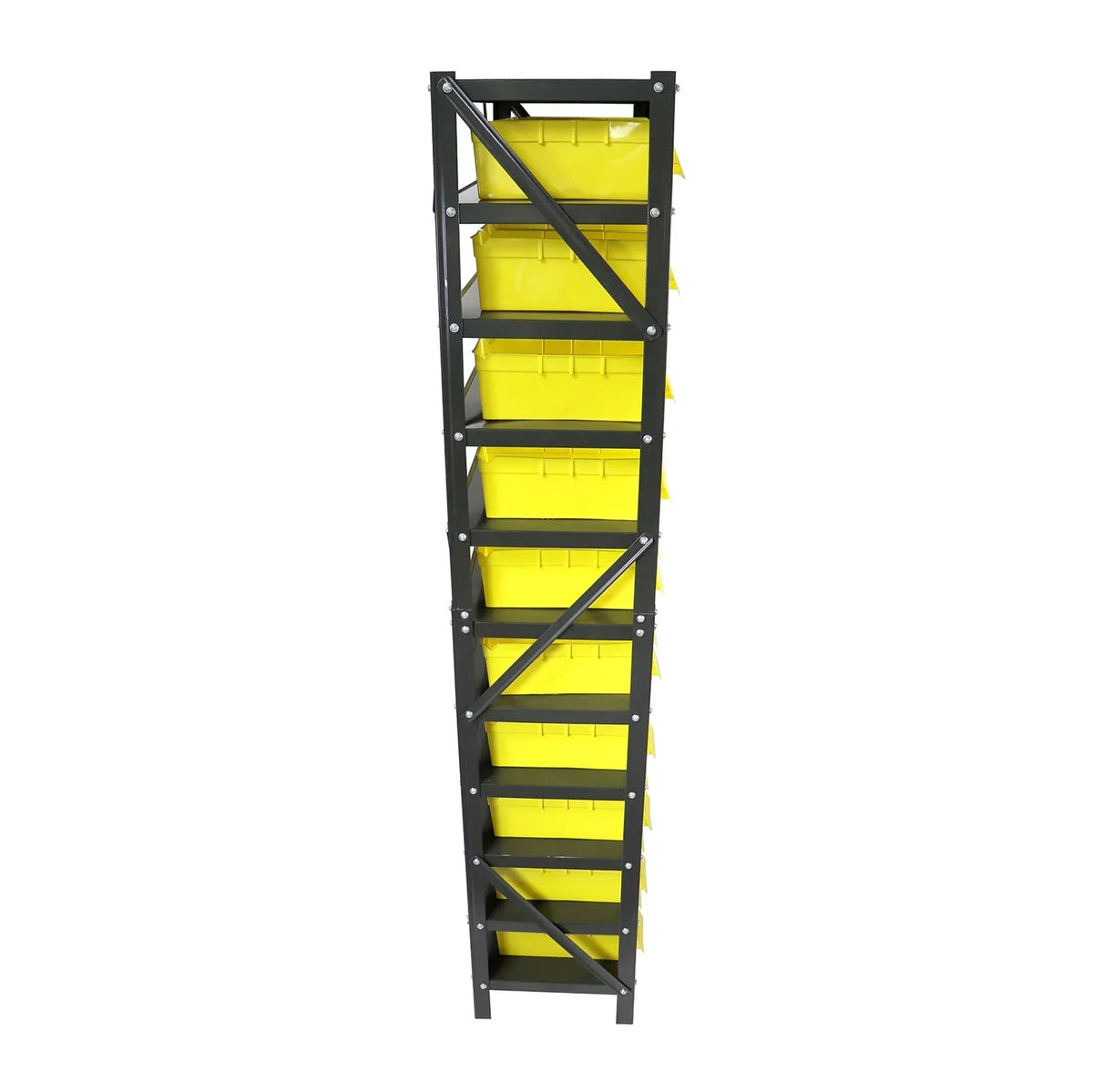 Parts Parts Nuts Bin Rack Shop Erie Storage 60 Bolts Tools® Garage Organizer