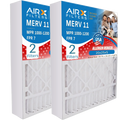Filter 20x25x5 MERV # & 11 1200 Comparable 20x25x5 Air with Premium 7 CLEAN USA MPR AIR. AIRX FILTERS by Filter Field 1000, WICKED MPR 46568600 Furnace to 11 Controls MERV FPR Made Compatible