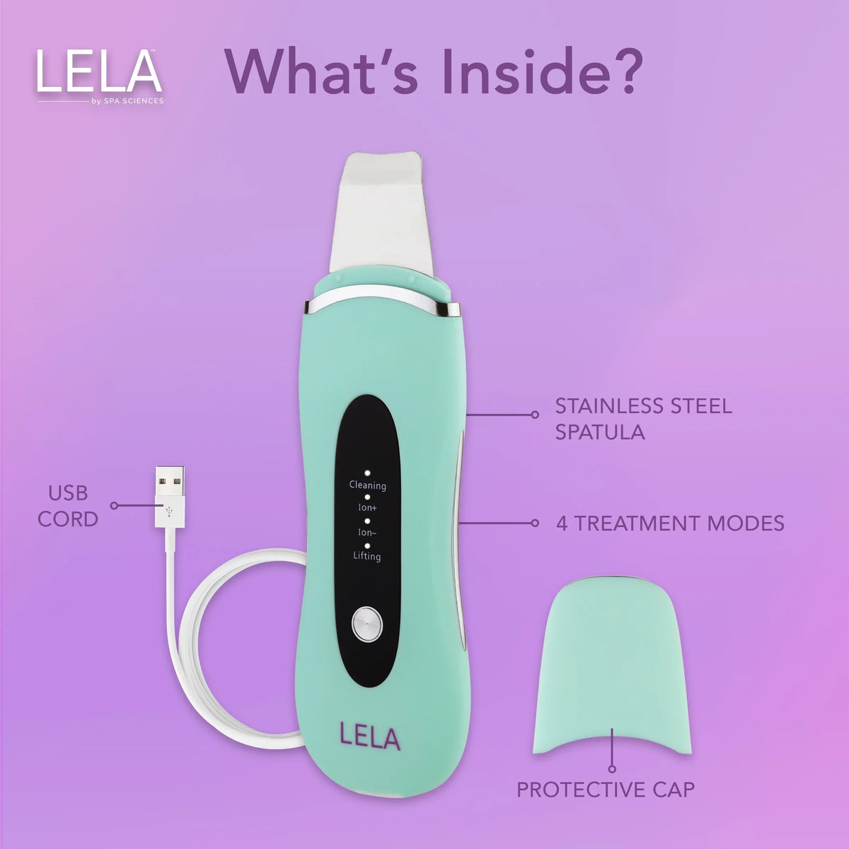 Spatula, Skin Spa LELA Sciences Mint