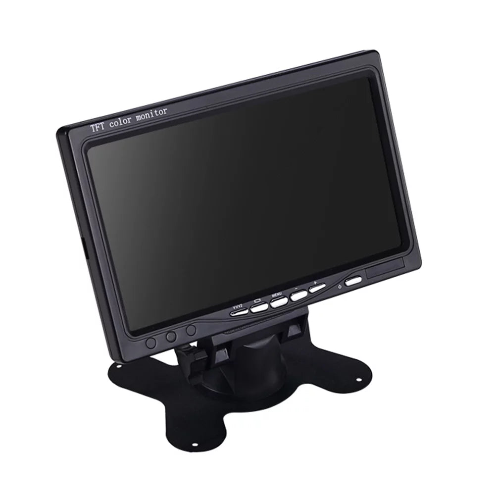 HD Car Camera Rear Mirror for Color View 7" Backup TFT LCD Serveillance Car (Black) Monitor Camera Reverse DVD Backlight