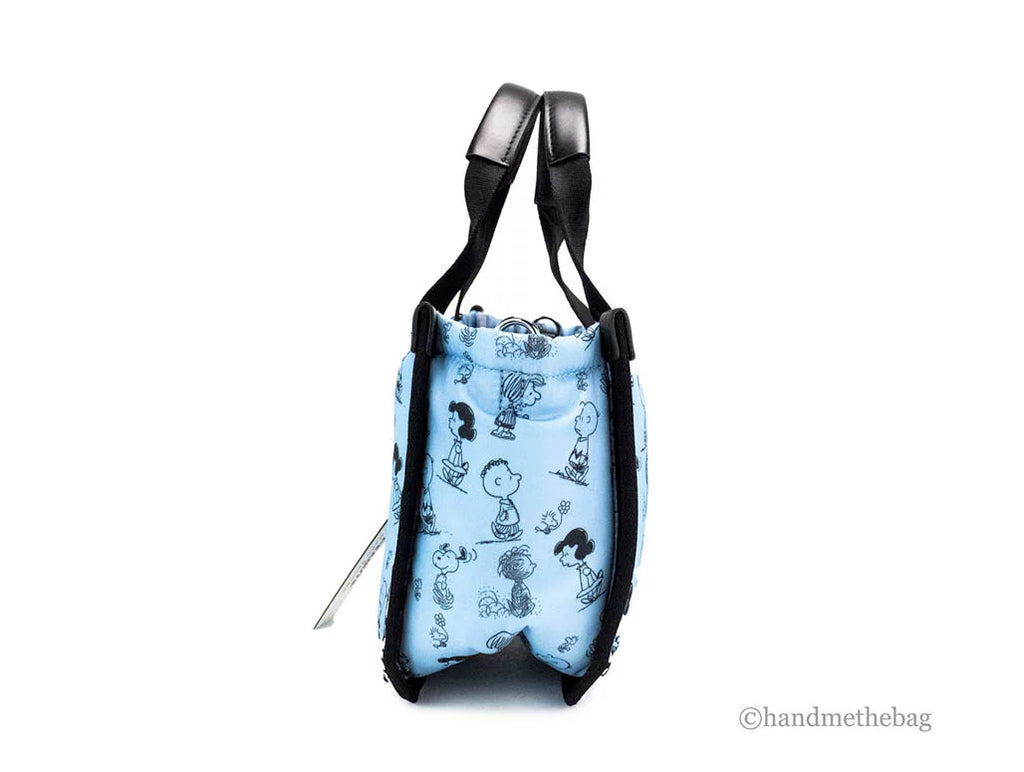 Marc Purse Tote Mini Peanuts Blue Bag Crossbody Handbag X Nylon Air Puffy Jacobs