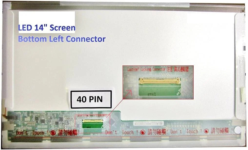 LCD LCD WXGA 14.0" SATELLITE LAPTOP A ONLY. DIODE TOSHIBA SCREEN SCREEN NOT (SUBSTITUTE REPLACEMENT M645-S4070 HD