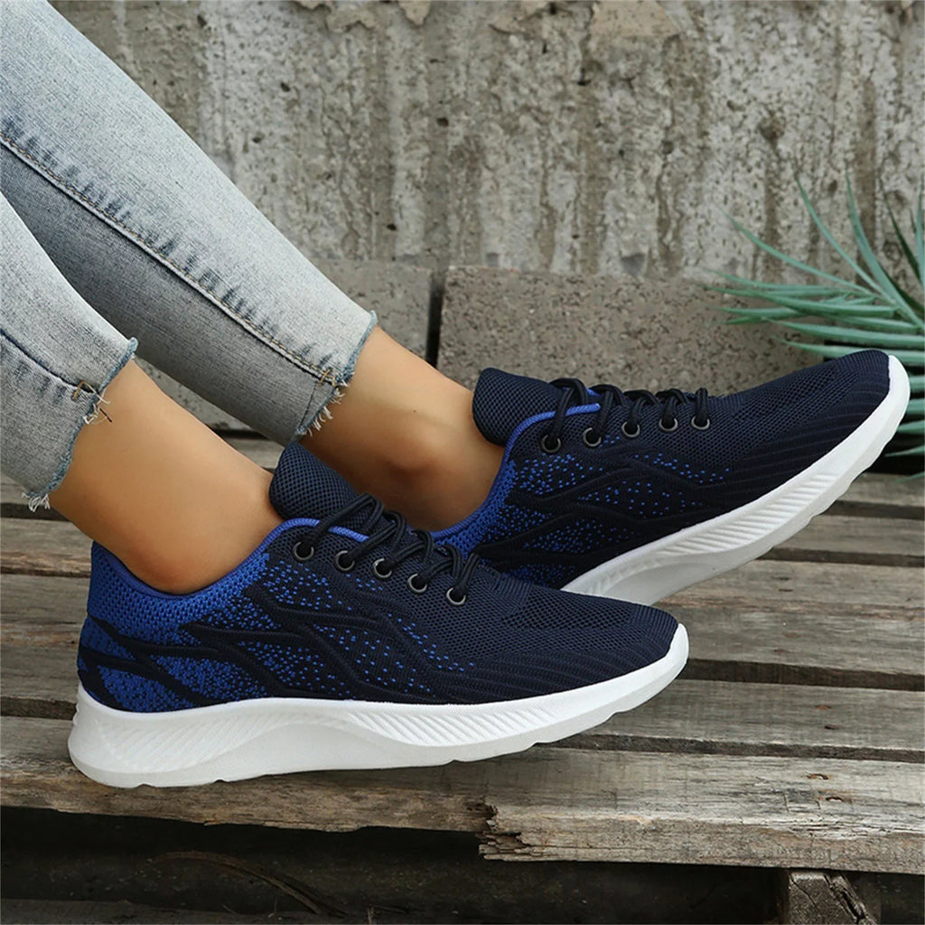 Sneakers Sneakers and Women Shoes Pattern dimension Autumn Mesh Breathable Summer 1/2 11 Women Up Comfortable Fashion Colorblock Cross AdBFJAF Lace and