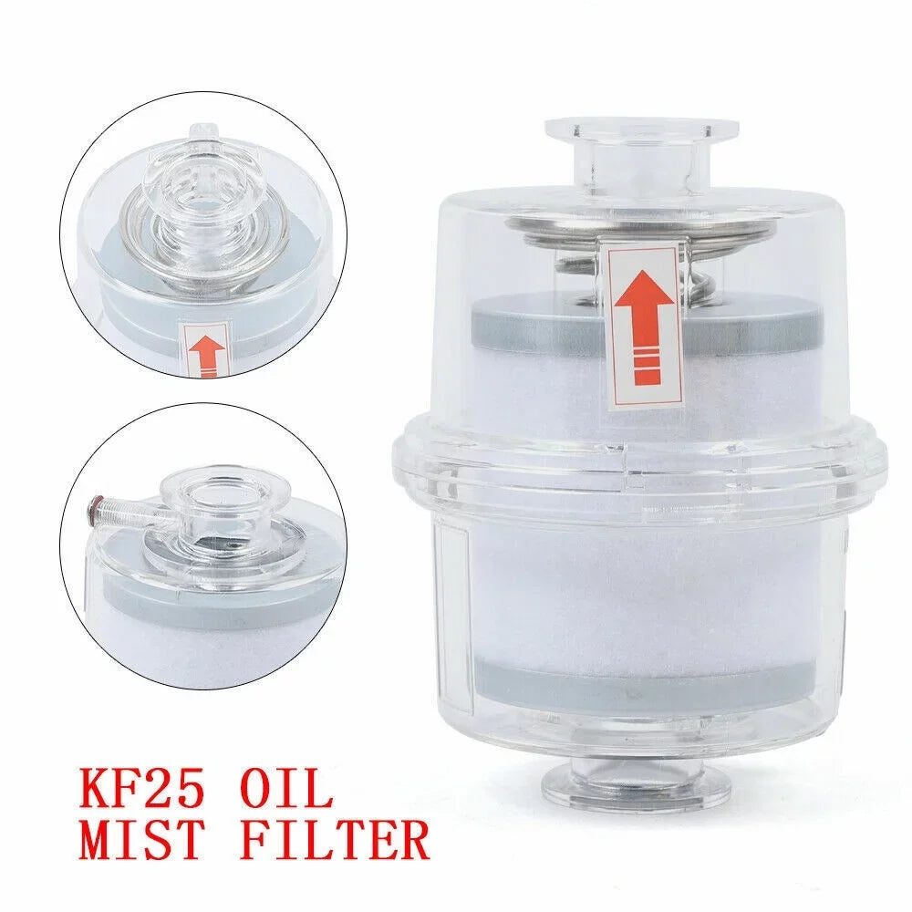 fit Exhaust Interface Filter Vacuum Separator Filter Mist Pump KF25 Oil Fume