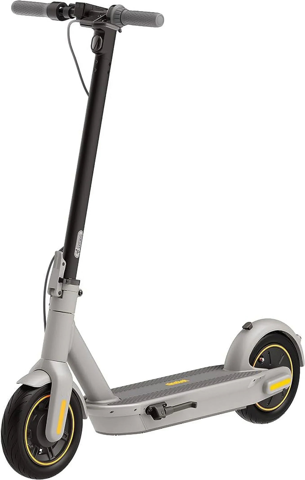 KickScooter - 18.6 10-inch Segway Pre-Owned (Fair) Range Mi GREY Long G30LP 25 Tires Ninebot MAX
