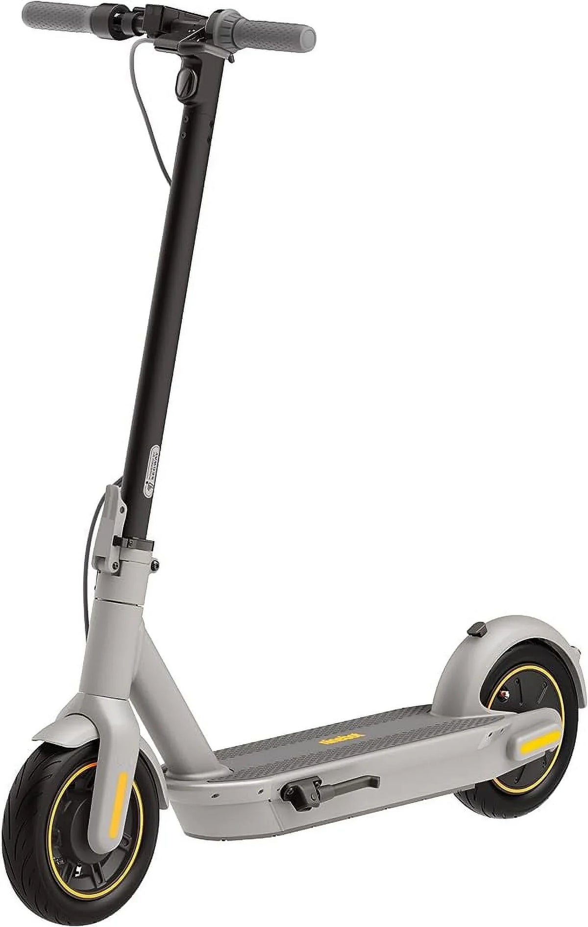 KickScooter - 18.6 10-inch Segway Pre-Owned (Fair) Range Mi GREY Long G30LP 25 Tires Ninebot MAX