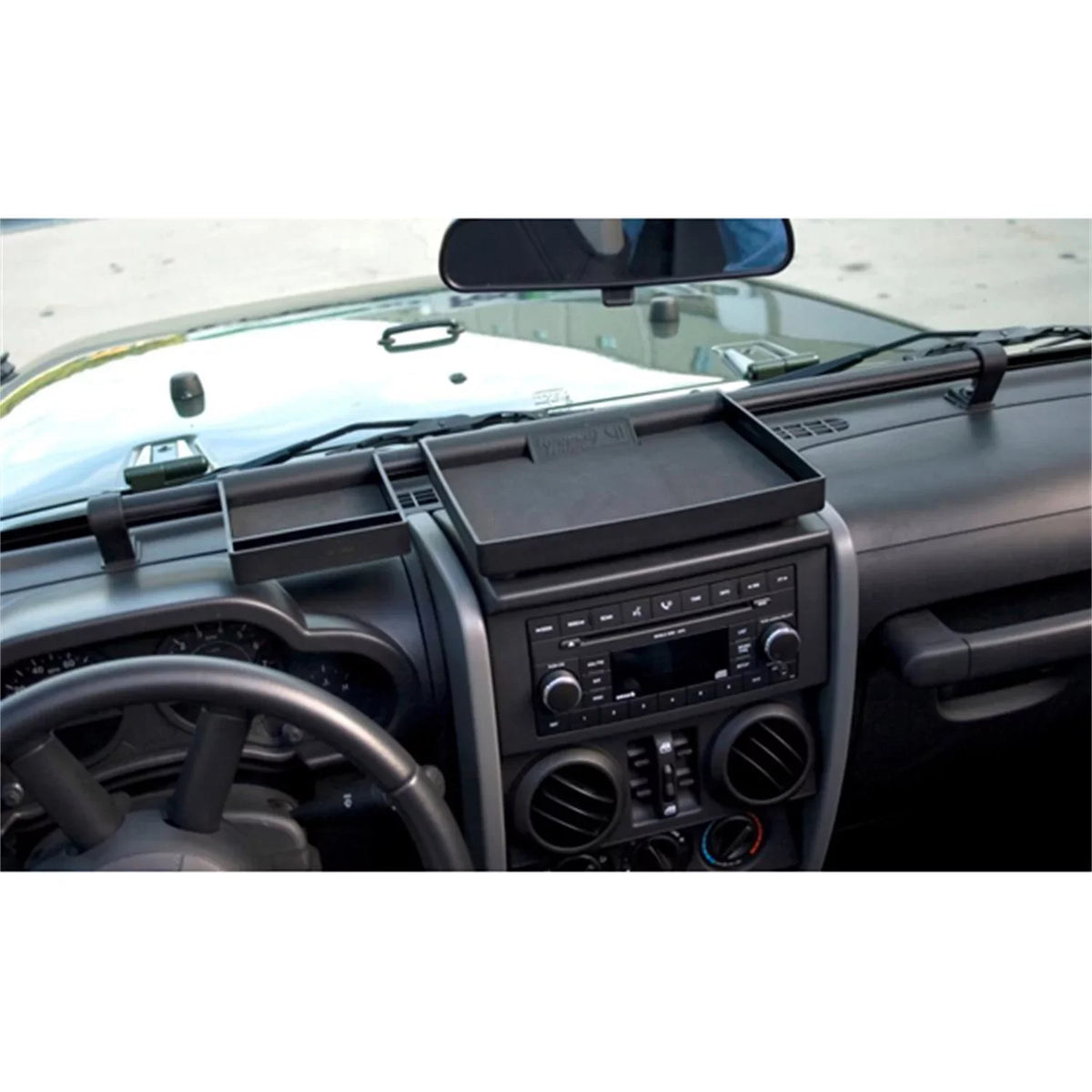 | Compatible Ridge Jeep | Rugged | 13551.10 with RealTruck Tray JK by Dash 2007-2010 Organizer Wrangler