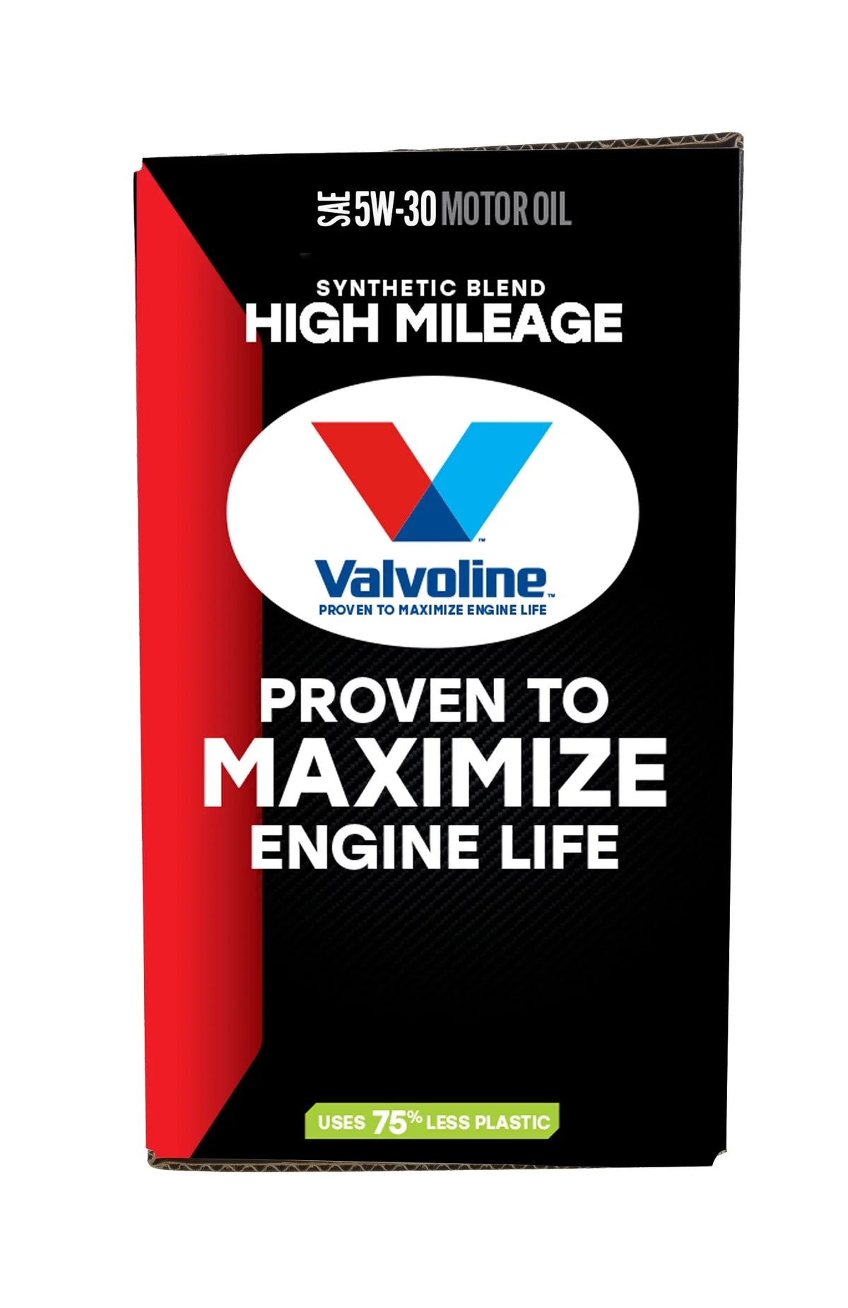 Box High Valvoline Oil Garage Blend 5W-30 Mileage Motor 12 MaxLife Synthetic QT