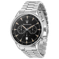 Dial Tradizione - Black Chronograph for Quartz Men 100M Blue Adult Watch