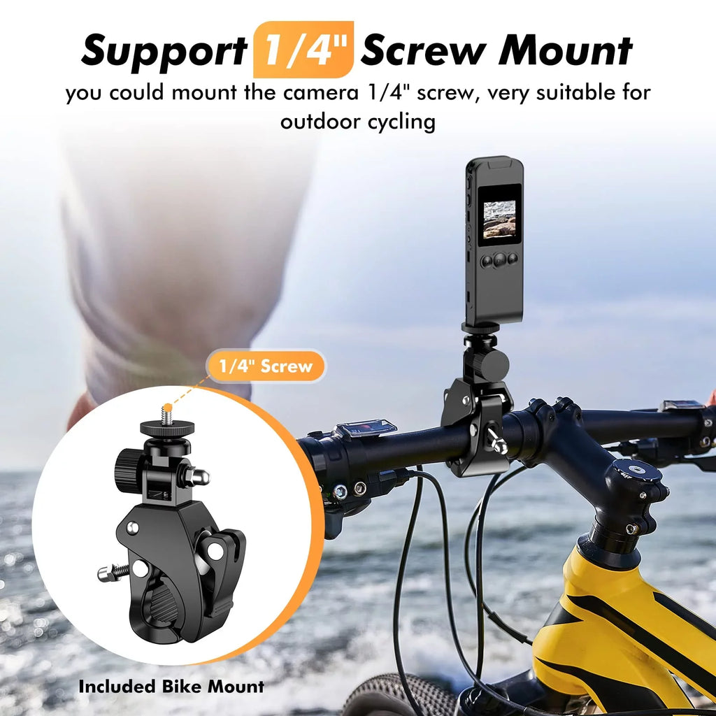 Body Recording with Camera, and (Only Body WiFi Camera) Losfom Audio 1296P Z02 Video Camera Worn