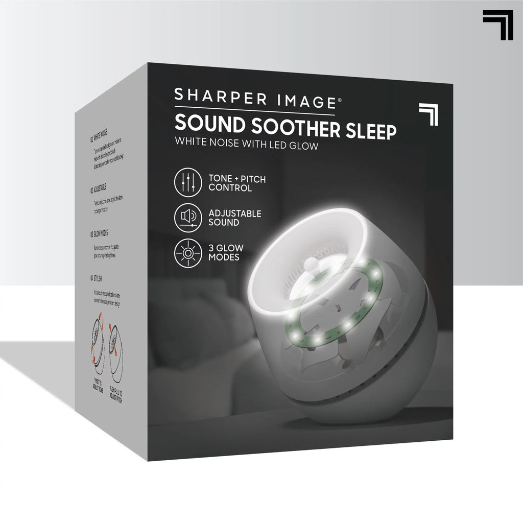 LED Sharper Noise Glow Wind, White With Image® Machine Soother Sound