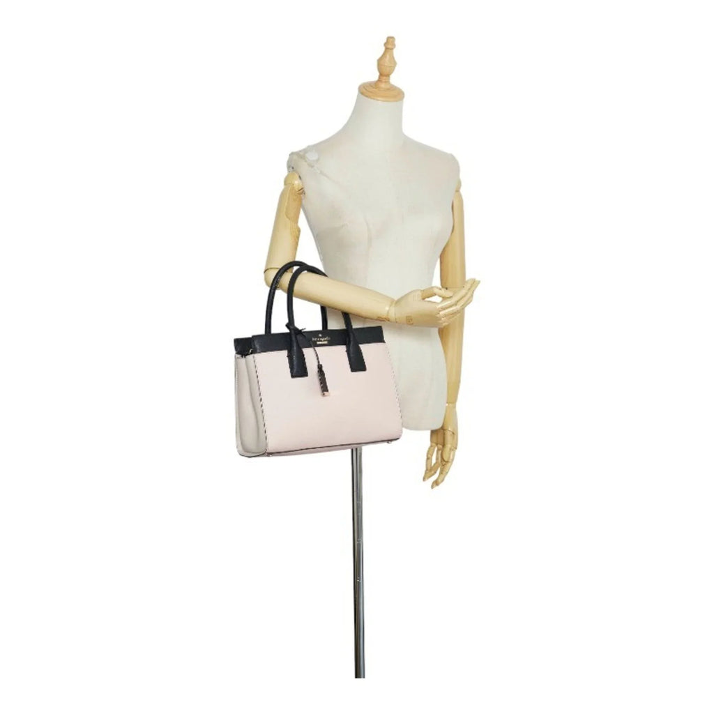 SMALL Kate Pre-Owned CAMERON spade PXRU5957 handbag STREET CANDACE ladies Spade pink black (Good) leather