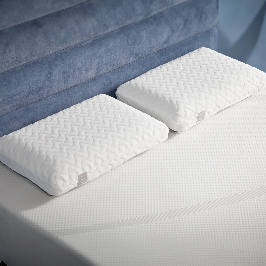 Side for Tempur-Pedic Pillow Back Pack and Memory 2 Cloud Sleepers, Bed Queen, Foam