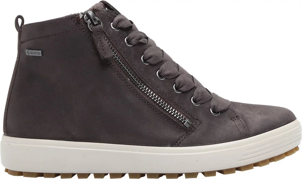 Women's Nubuck Oil Soft Sneaker Top 37 ECCO 7 Tred M High Shale GORE-TEX