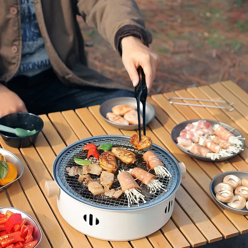 for Grill BBQ Split Camping Barbecue Camping, - Grill Travel and this - Design Enjoy Portable Stainless with Anywhere Steel Stove Barbecue Picnics, Charcoal