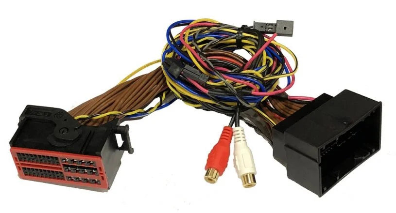 for VRFCH-75U Crux Vehicles Interface Front Integration View + A/V 2 with select Jeep Inputs Systems Uconnect