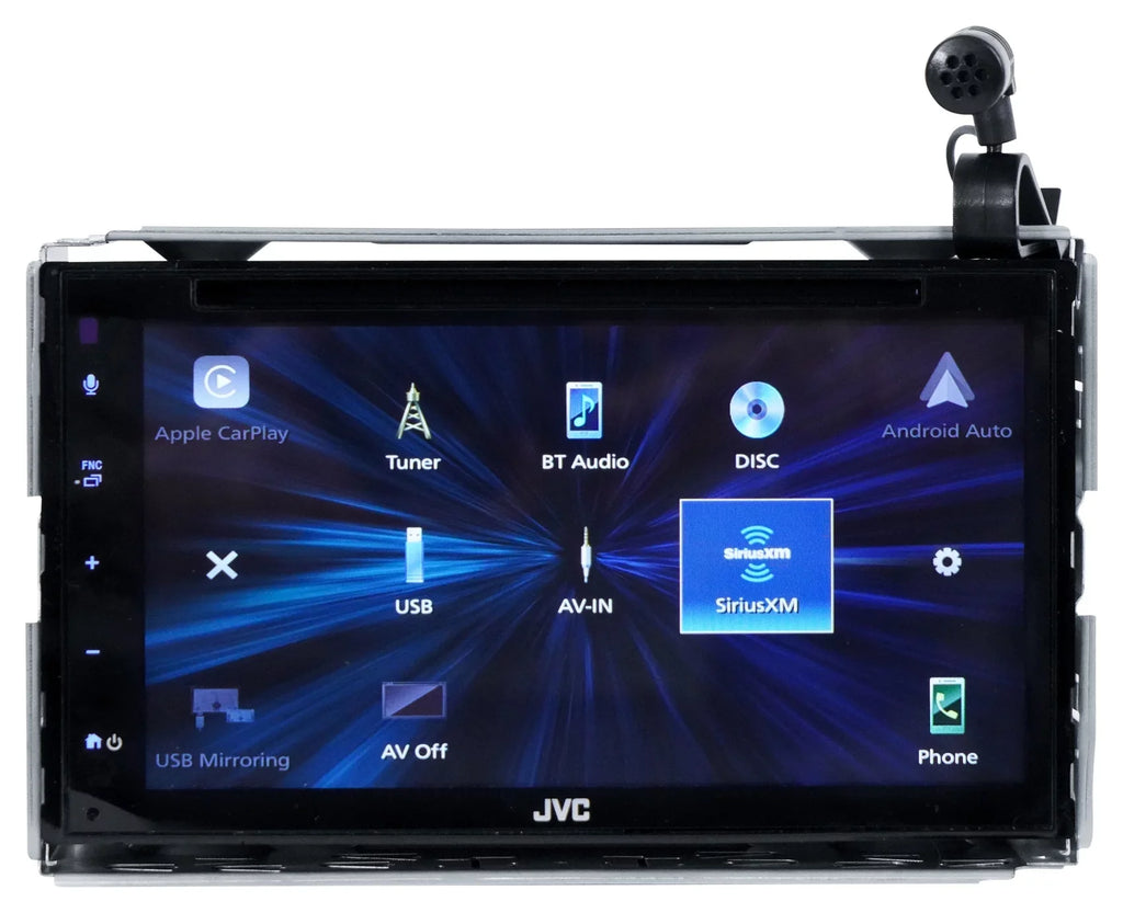 CD/DVD KW-V66BT 6.8" Bluetooth Player JVC Android Carplay Receiver+Camera