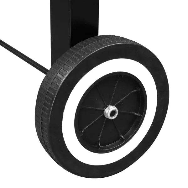 Heavy Coal Portable Cooking Wheels 27 Square for BBQ Barbecue Duty Grill Charcoal with Camping Grill Inch Backyard exterior Patio Small for
