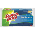 x 2.8" Width 9/Pack Non-Scratch Cellulose - Blue Scrub 4.3" Height Sponges 0.8" Depth - Scotch-Brite x -
