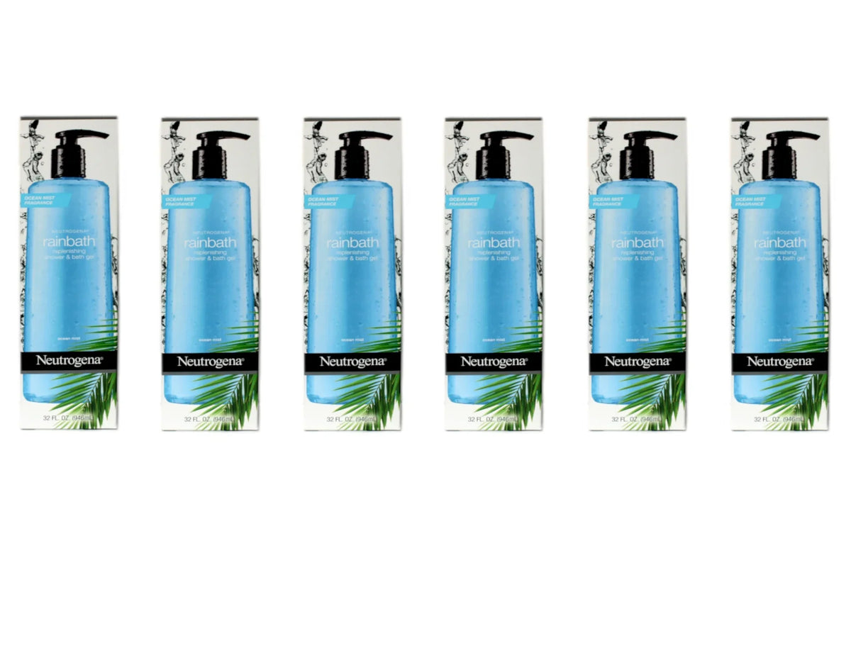 Gel Mist, Ocean Pack oz, Bath And Neutrogena Replenishing Rainbath Shower 6 32