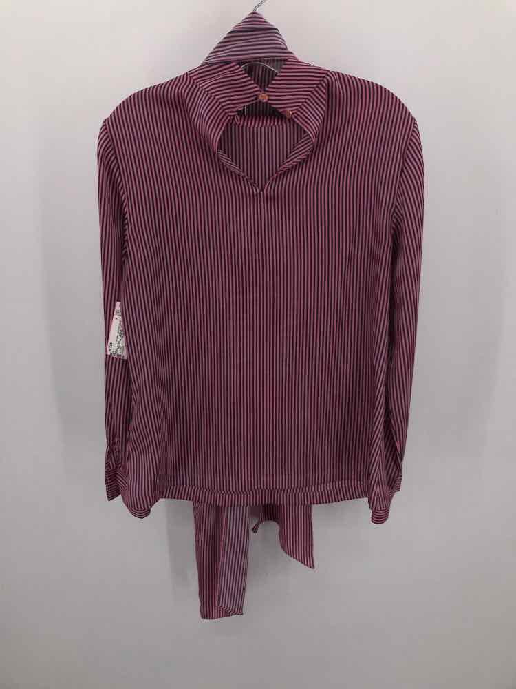 Long Pink Sleeve Baker Stripe 6 Pre-Owned Ted Blouse dimension