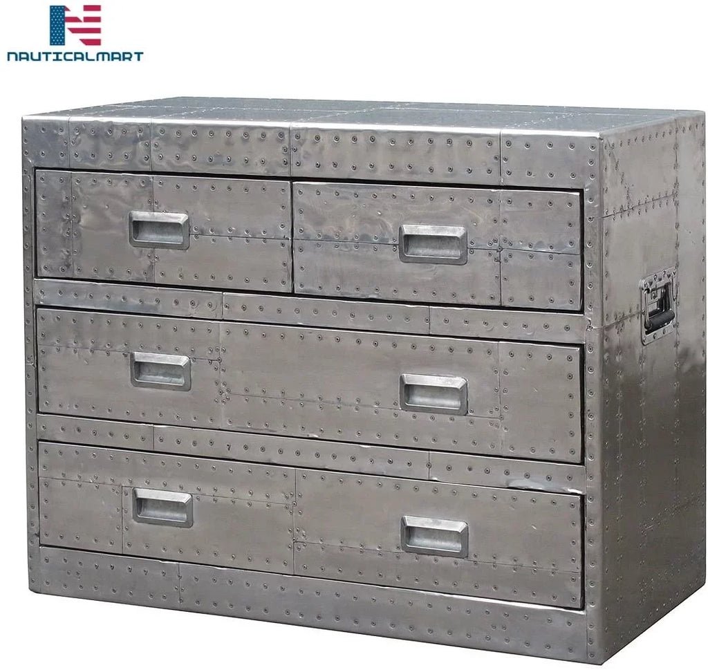 Spitfire NauticalMart Aviator 4 Drawer Chest