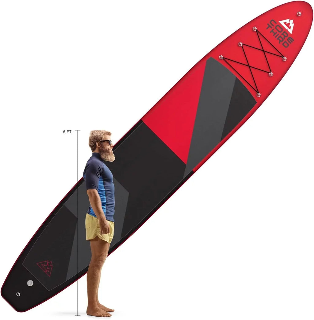 Kit Core Tahoe Inflatable and Lakes for Third 13'6" Complete Paddle with SUP Board Beaches