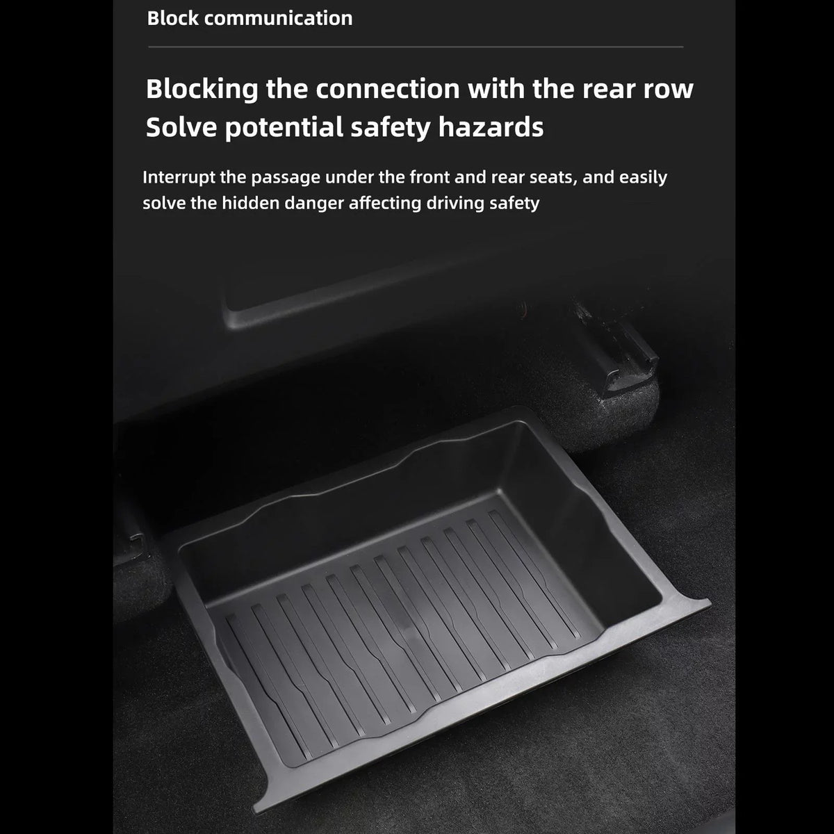 Tray Storage 2pcs Under Hidden Seat Underseat for Box Storage