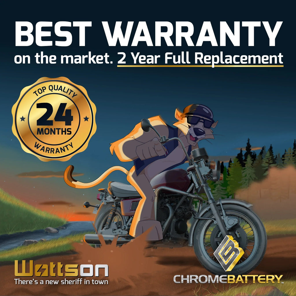 Battery (14AHL-BS Suzuki 1100cc Volt,12 12 for Ah, 210 Gsx-r1100 Battery CCA) Motorcycle Chrome 1990 YTX14AHL-BS
