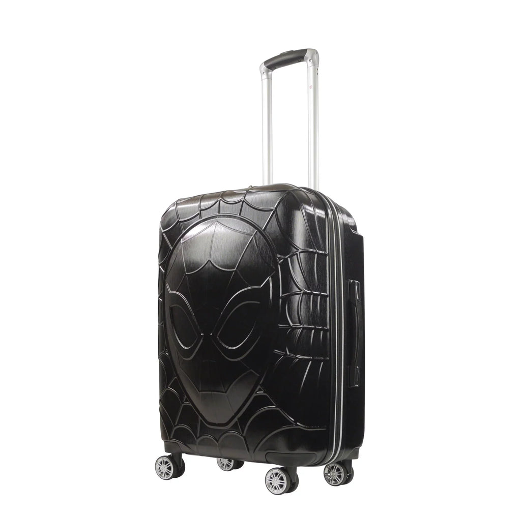 Hardshell Rolling Black Inch Suitcase Wheels, 25 Marvel Spider-Man with Luggage, Molded