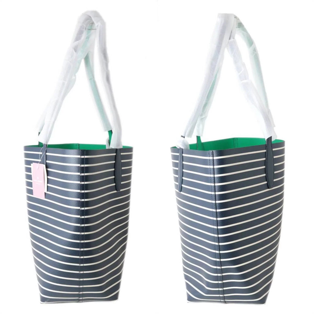 Kate Tote (460) Spade york Surprise spade (Good) Bag kate new Arch / Pre-Owned Striped New WKR00612 Large Reversible York