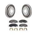Kit Rotors Front Pads Semi-Metallic Spectra5 Brake Coated For - Auto KGF-100322 And Transit Kia Disc Spectra