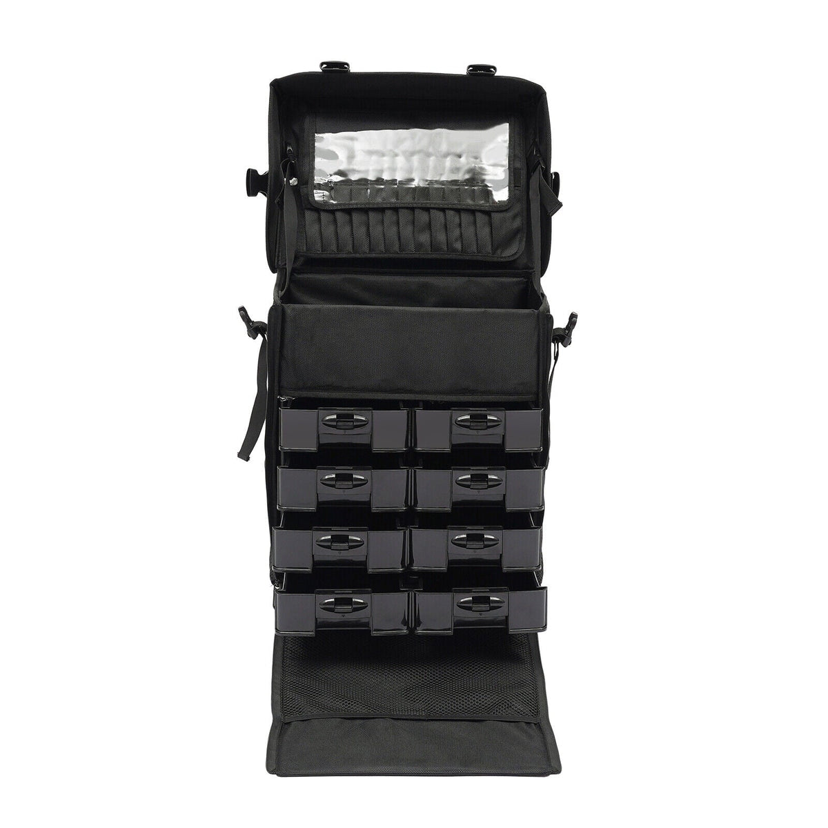 Cosmetic Makeup Trolley, Up Suitcase Trolley, Case, Make Makeup Wheels Case Cosmetic Suitcase Rolling with
