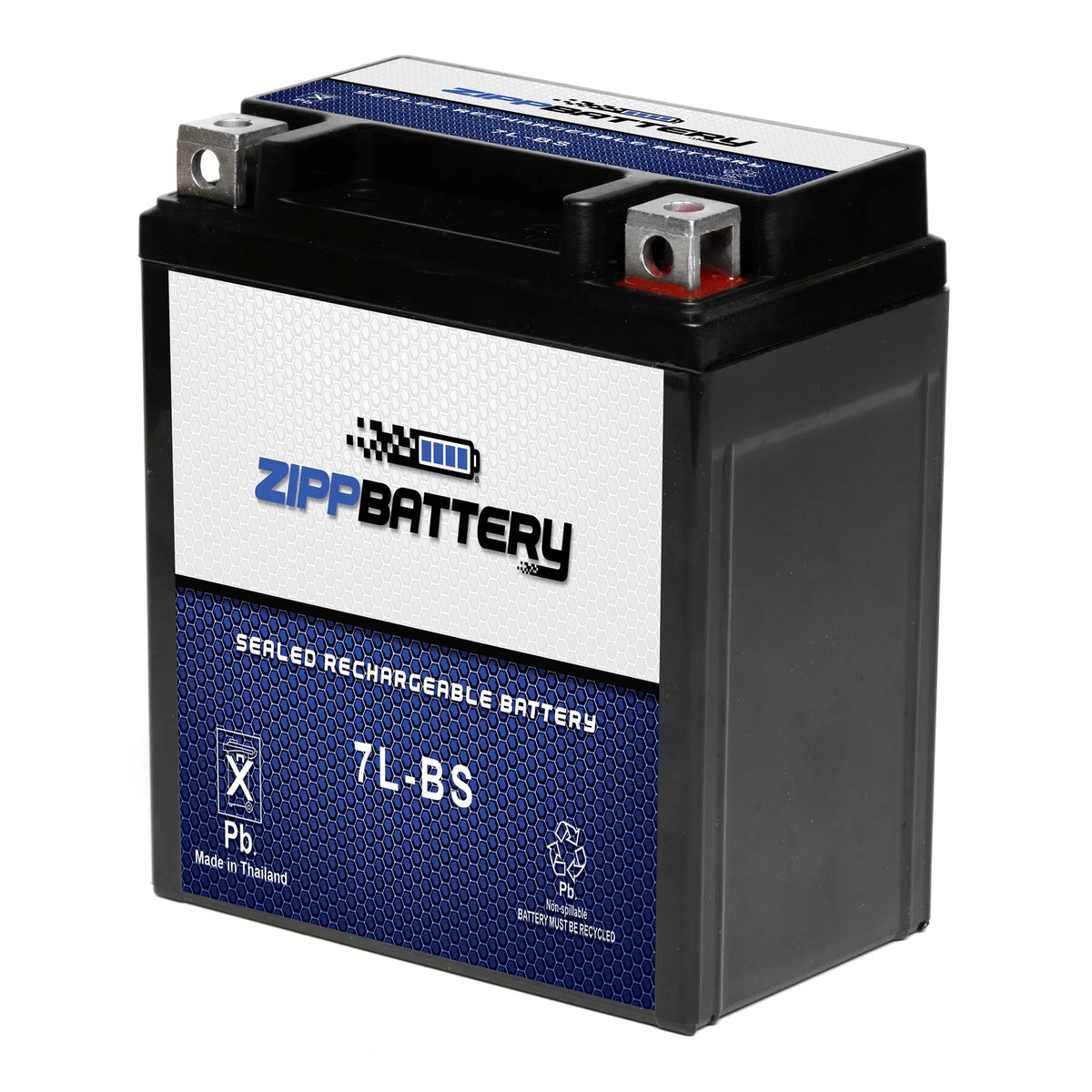 Cb250 1993 Ah, Battery Motorcycle (7L-BS CCA) Volt,6 Battery 75 12 for Zipp Nighthawk Honda YTX7L-BS 250cc