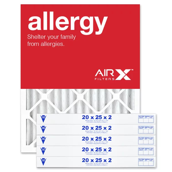 Filters MERV Box Air USA 20x25x2 Filter Made of Replacement Filter Allergy Air 6, Pleated in AIRx AC the 11 Furnace